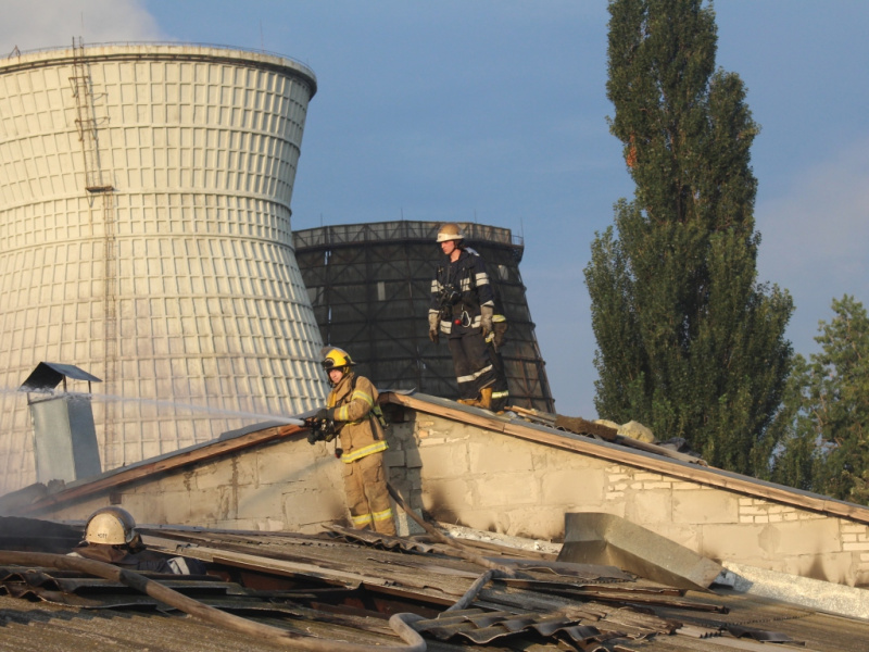 В Киеве произошел пожар на складе